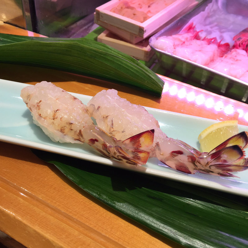 活車海老(ひょうたん寿司)