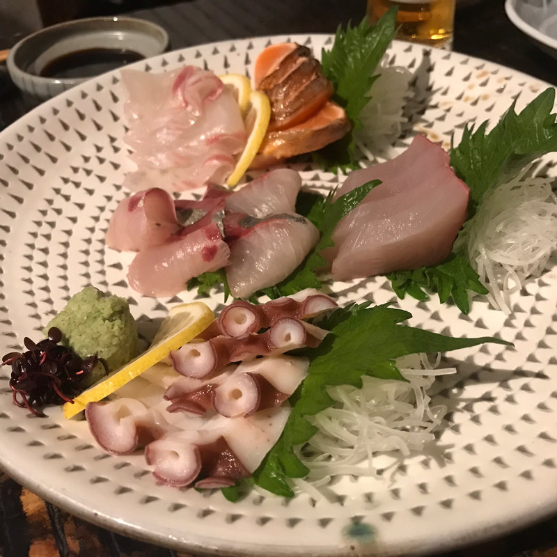 刺身の盛り合わせ2人前(雄屋 わさび)