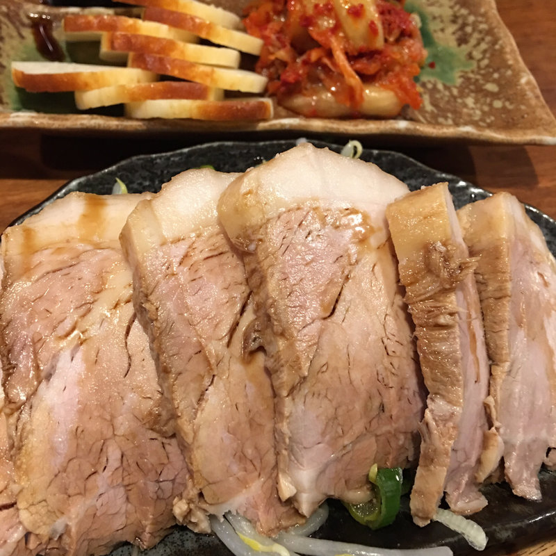 焼豚とおつまみ（二種盛りあわせ）(尾張ラーメン 第一旭 錦店 )