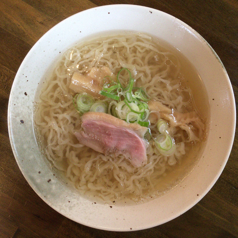 鴨だし中華そば白醤油(居酒屋 今野)