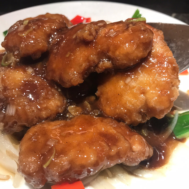 豚ヒレ肉の酢豚(水新はなれ 紅)