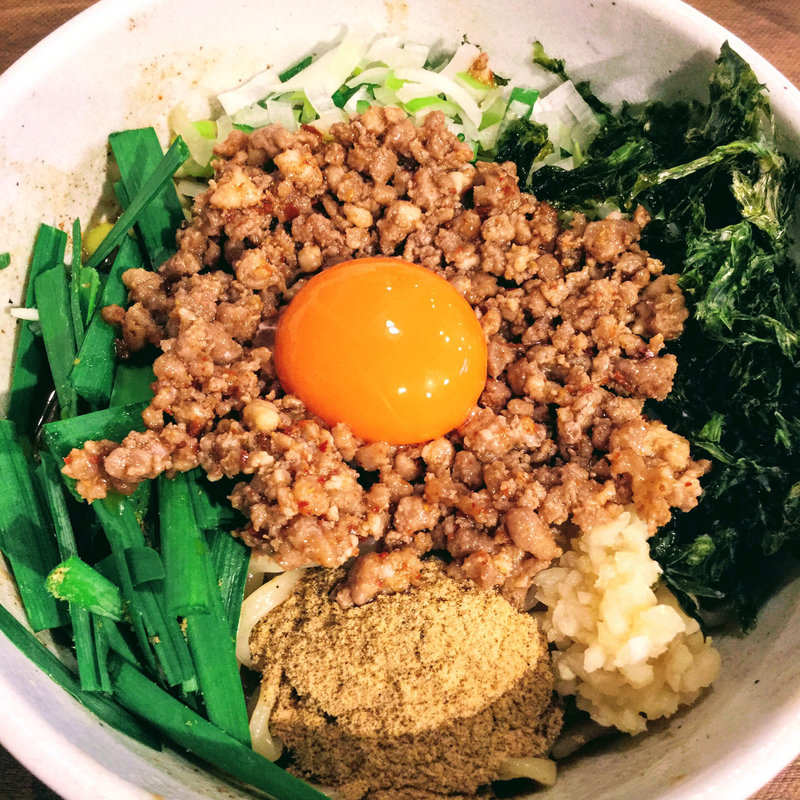 台湾まぜそば(Omotenashi Noodles まつじ)