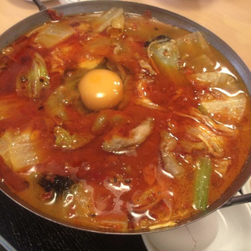 羊肉火鍋ランチセット(佳鼎 火鍋屋)