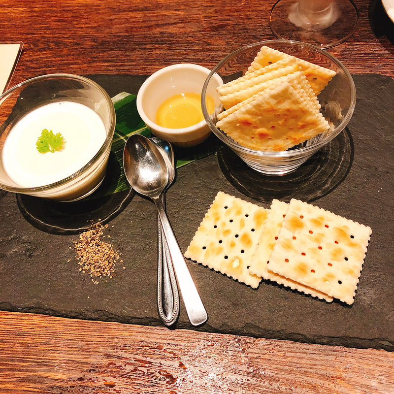 自家製ハチミツチーズ豆冨(鉄板キッチン 吟【GIN】)