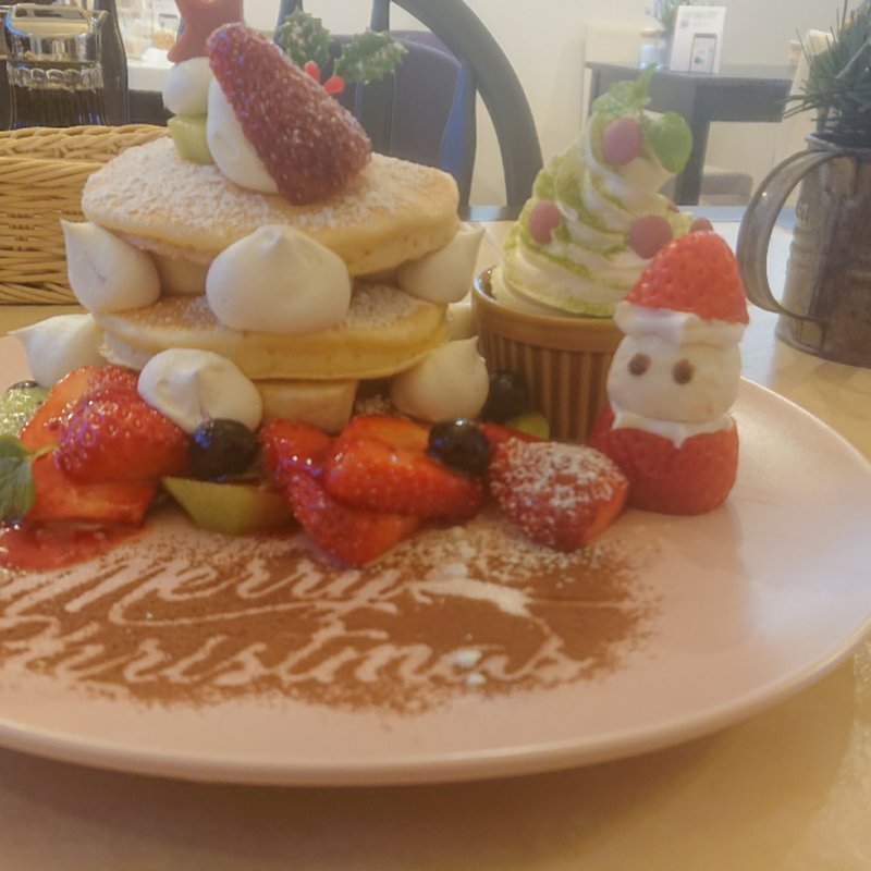 X'mas パンケーキ(カフェシュシュ)