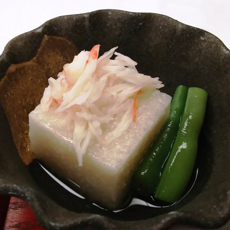 大和芋寄せ 蟹餡(花蝶 銀座本店)