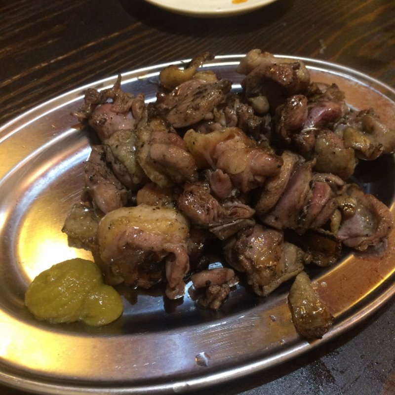 宮崎地鶏のバラ焼き(大)～炭火で～(大衆酒場 肉処 マルカツ )