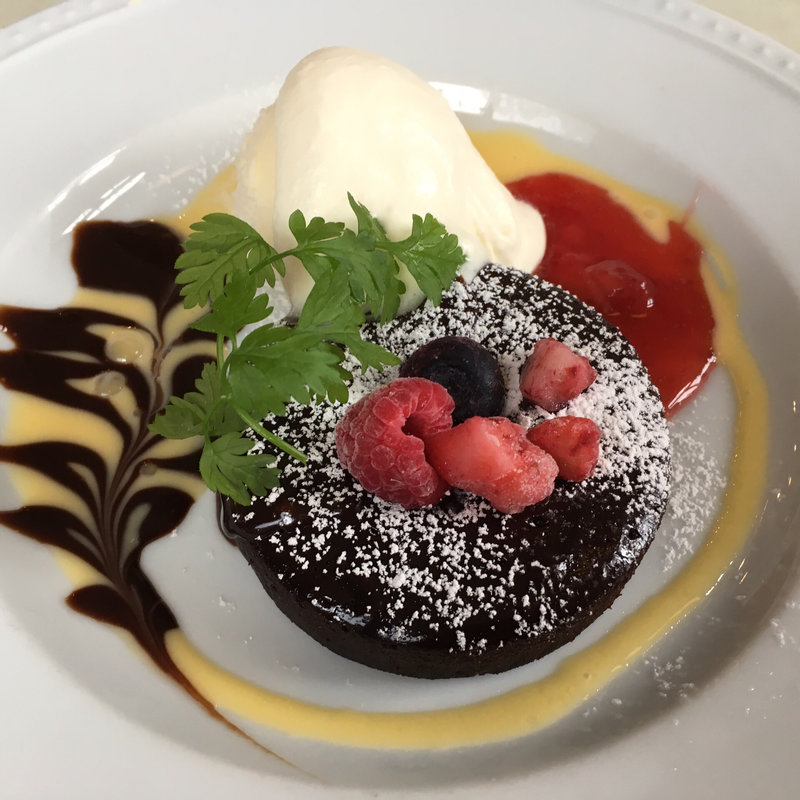 セットデザートフォンダンショコラ(沙久良 染井野店)