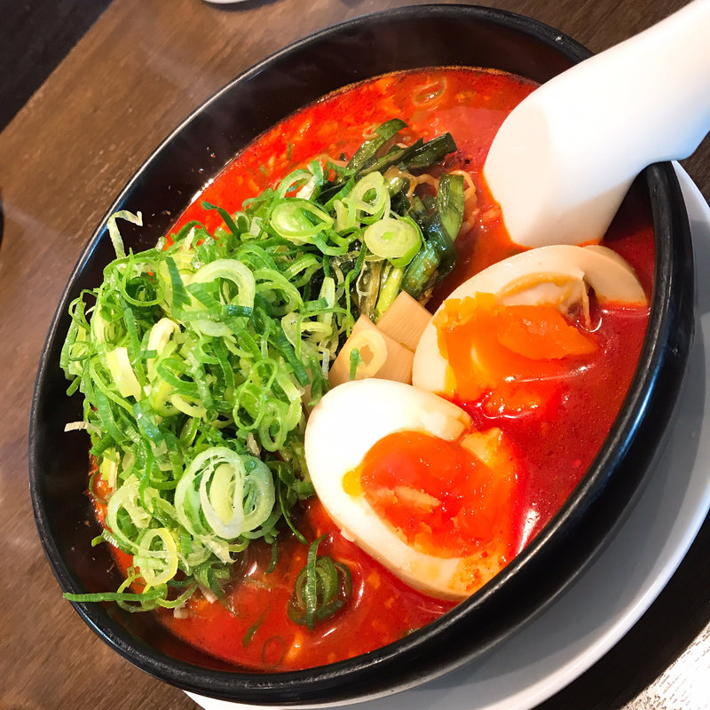 旨辛ラーメン(来来亭横須賀佐原店)