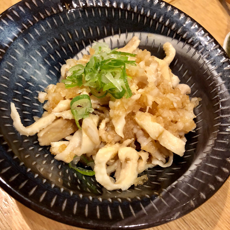 鶏皮のみぞれ酢(捏製作所)