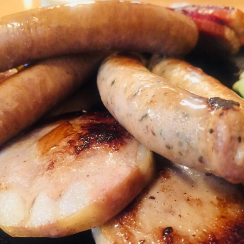 ハム、ソーセージのグリル(無添加黒豚レストラン 豚珍館)