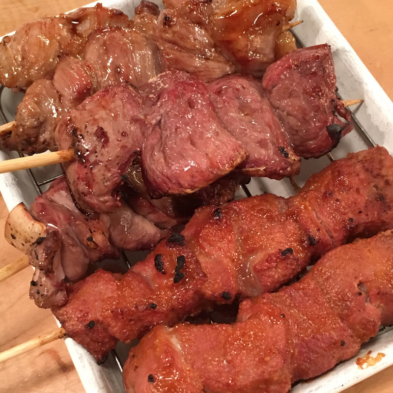 串焼き盛り合わせ(やきとんひなた池袋東口店)