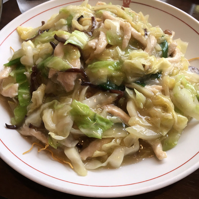 鶏皿うどん(蓬莱軒別館)