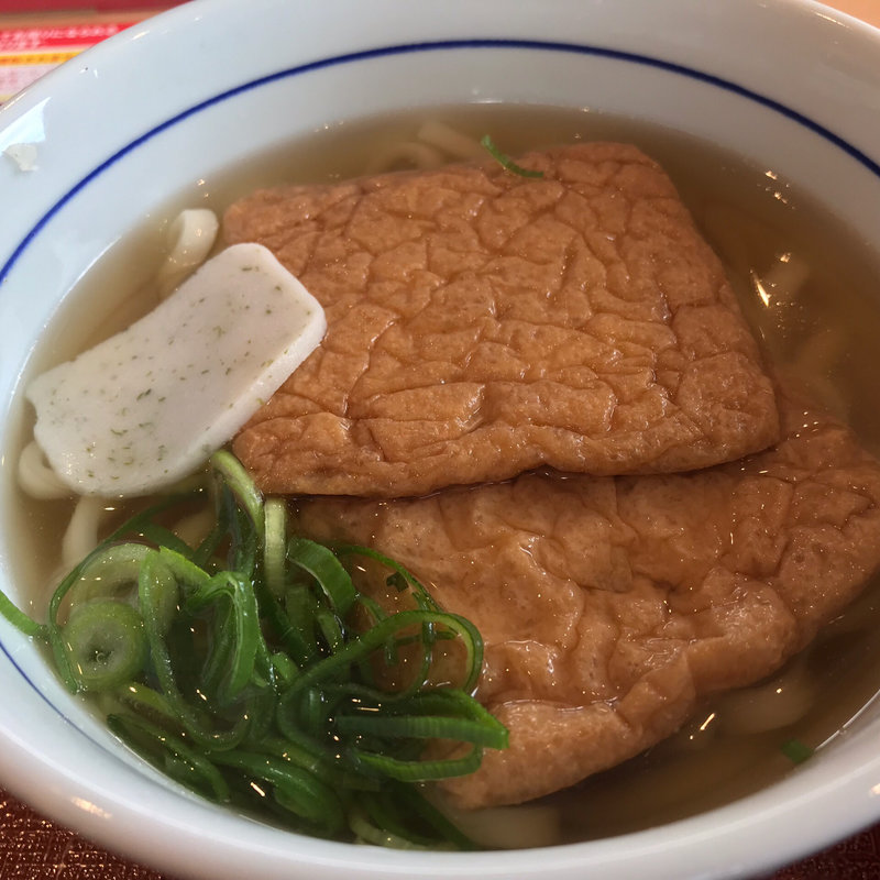 きつねうどん(なか卯福岡早良店)