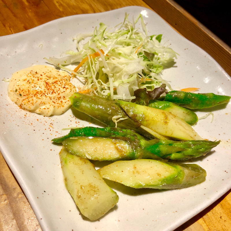 アスパラバター(ぎょうざ一番)