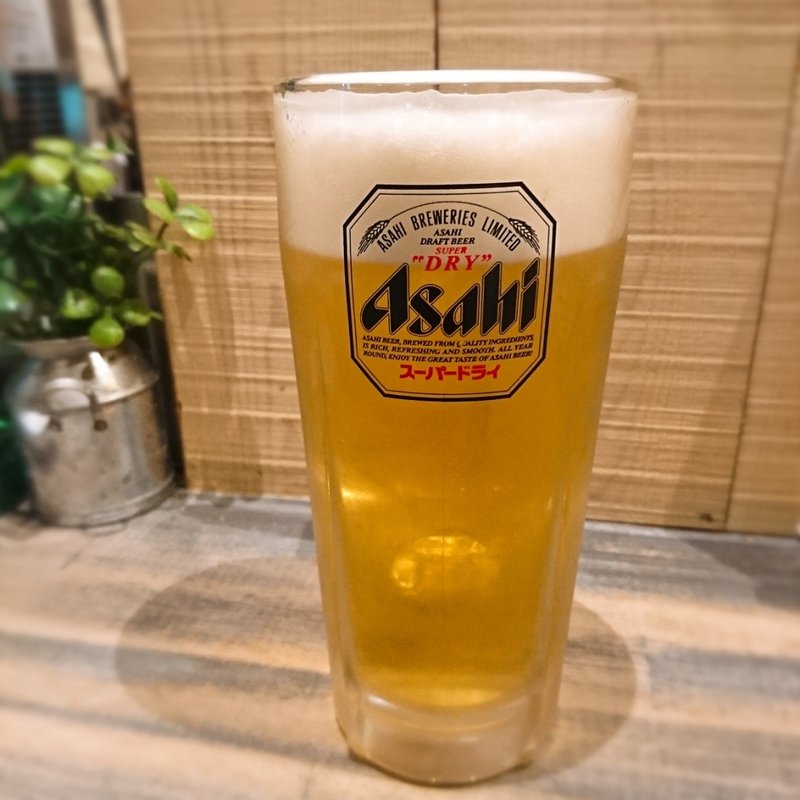 生中(アサヒスーパードライ)(ナチュラルダイニング 風)