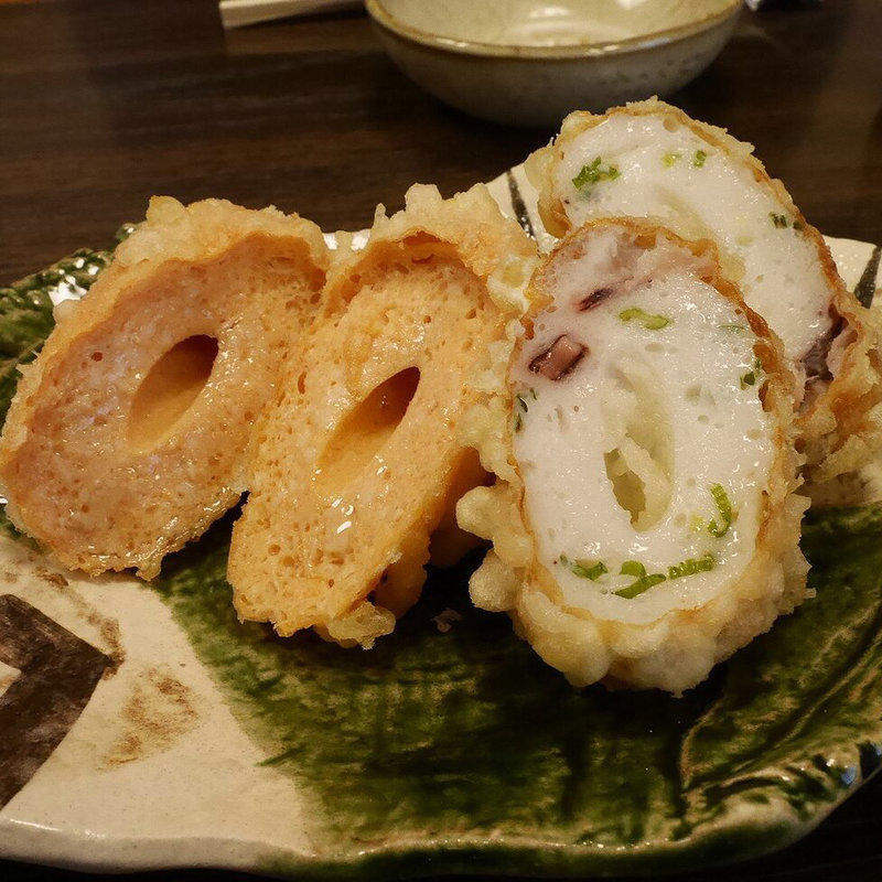 海老ちく天とたこちく天(みのや )