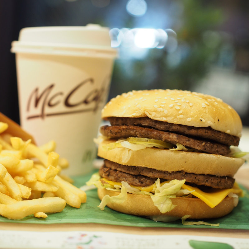 ダブルビッグマックセット(夜マック)(マクドナルド 内環豊中店)