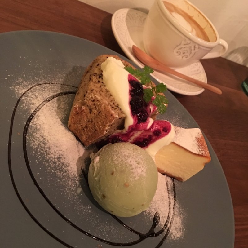 ケーキセット(Caffe GIUSTO)