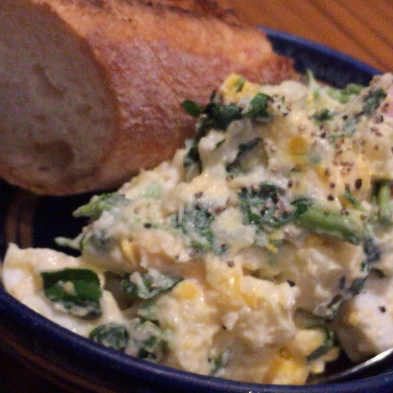 クレソンのポテトサラダ(居酒屋和楽)