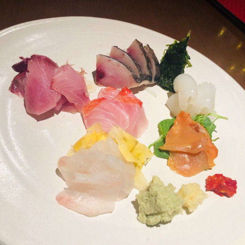 お刺身の盛り合わせ(わさび　恵比寿集合！九州男とうまかもん。 )
