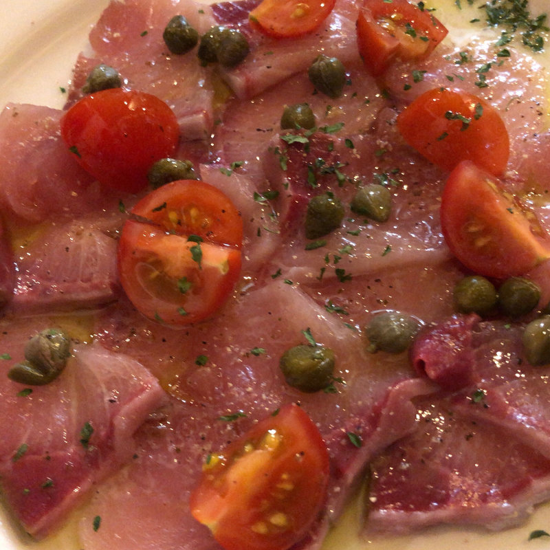 鮮魚のカルパッチョ(TRENTA)