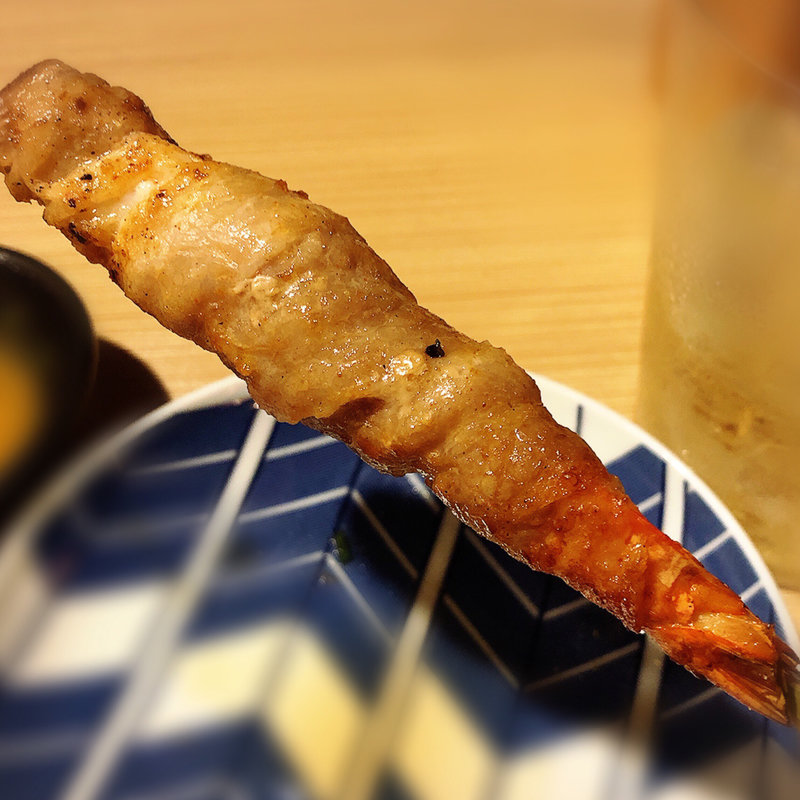 元祖えび巻き(炭火焼鳥焼串 てっぺん)