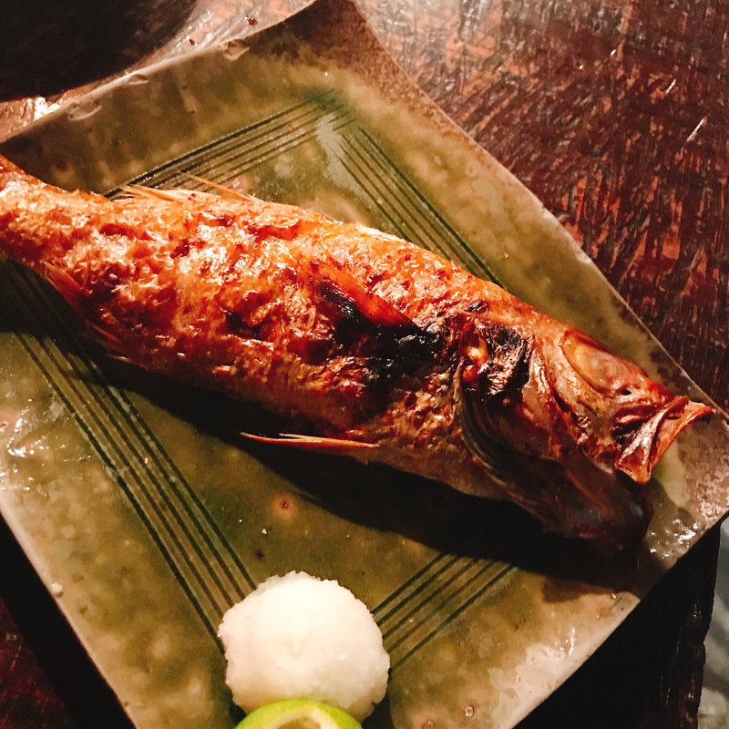 のどぐろの炭火焼(松玄 麻布十番)