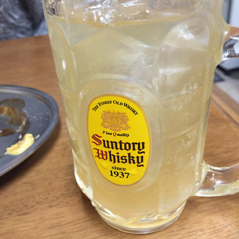 清水白桃角ハイボール(お好み焼き もり )