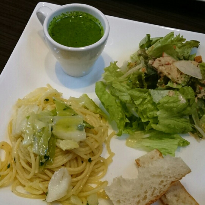 グリーンパスタ(ナガハマコーヒー御野場店)