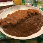 ジャンボロースカツカレー