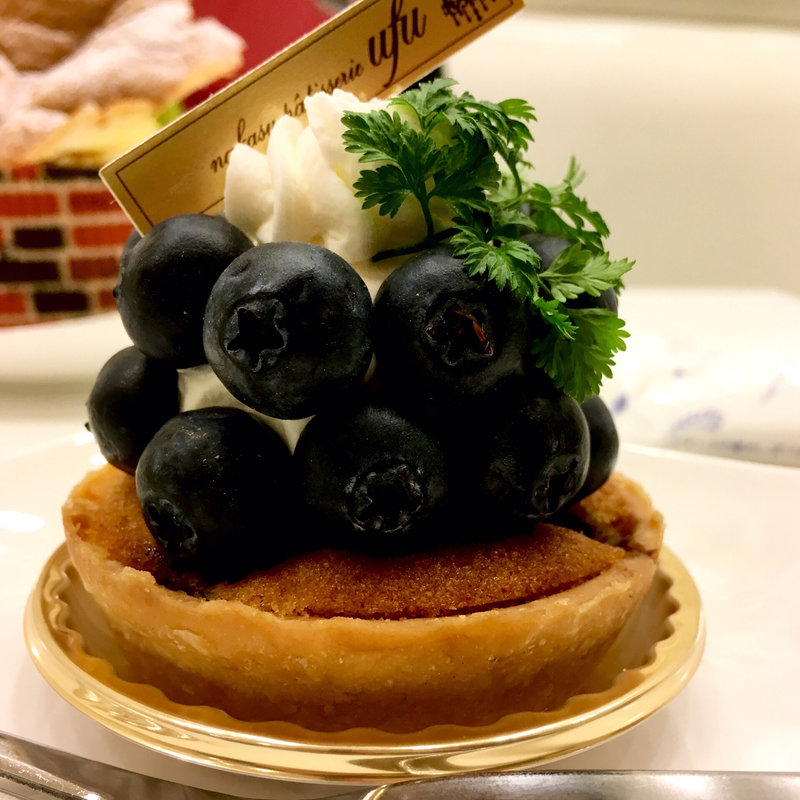 ブルーベリータルト(ホテルパティスリーウフ)