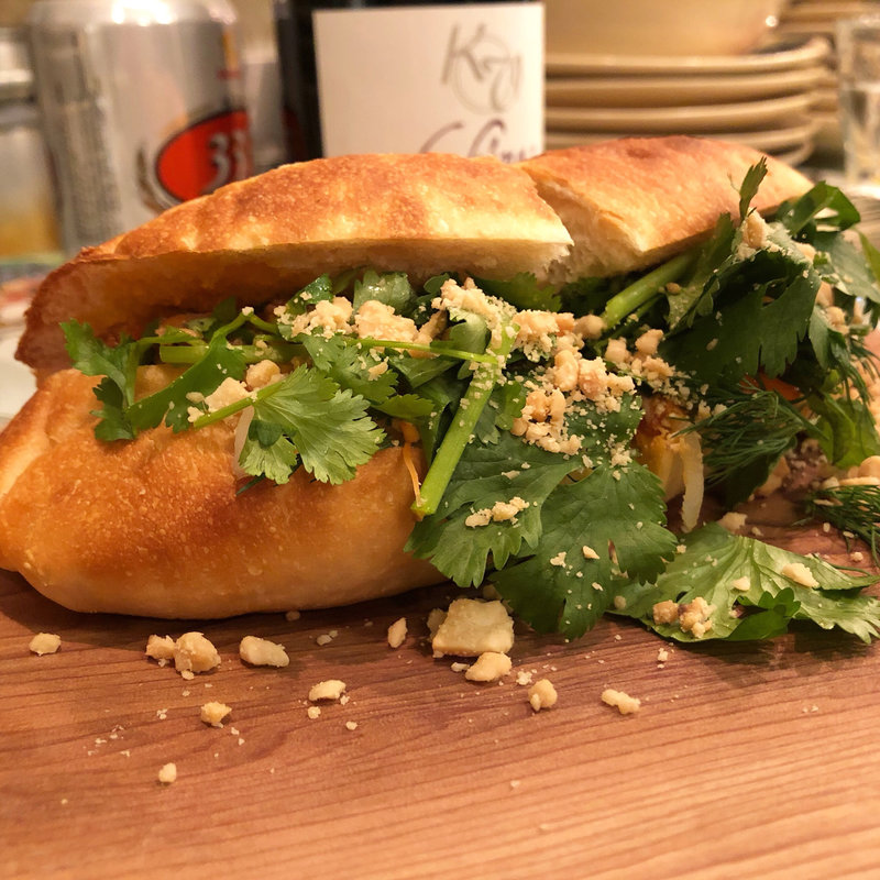 鯖のバインミー(スタンドバインミー)