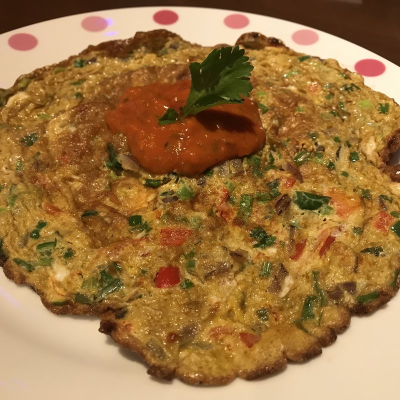 ネパール風オムレツ(ガルーダ)