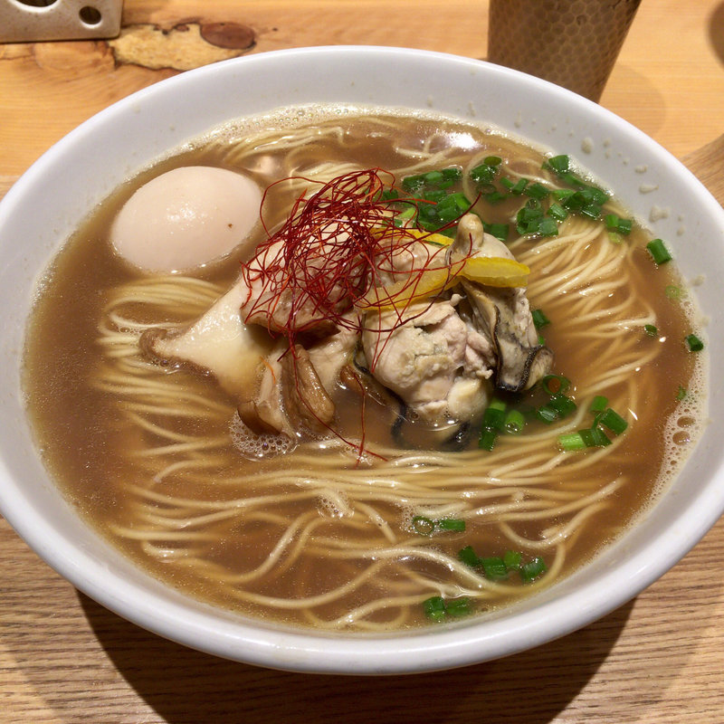 季節限定 牡蠣そば(銀座 風見)