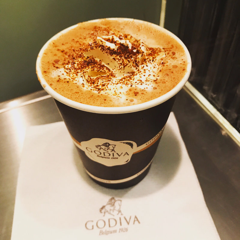 ホットショコリキサー ダークチョコレート カフェモカ(ゴディバ 新丸ビル店)