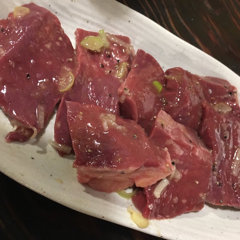 塩ハツ(新小岩ホルモン平田)