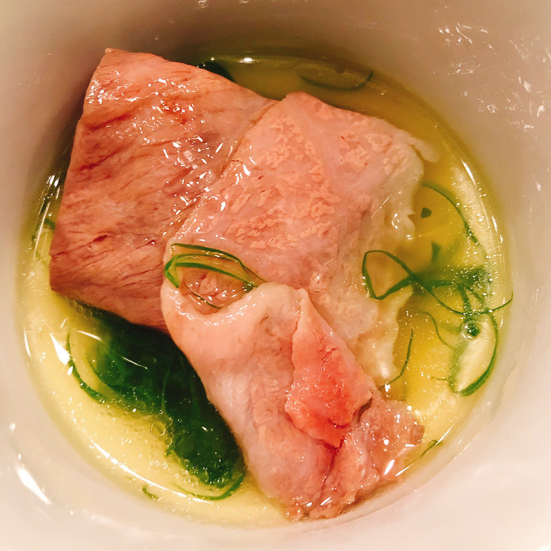 和牛イチボ中華風しゃぶしゃぶ(虎峰 （コホウ）)