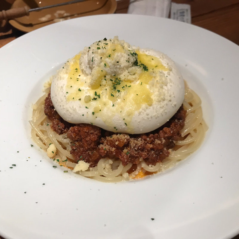 ブラッターチーズミートスパゲティ(Good spoon)