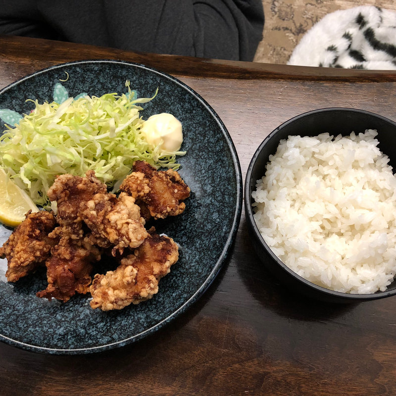 から揚げ定食(来々軒 )