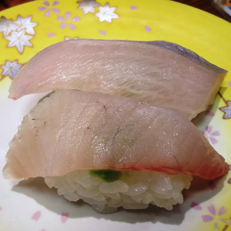 カンパチ(元祖寿司 川崎銀柳街店)