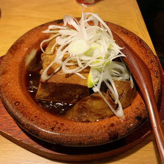 名物！牛スジ肉豆腐(きんぼし)