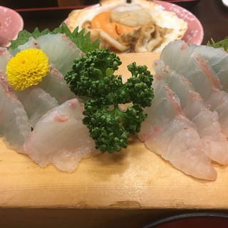 ヒラメ刺身定食(魚一 )