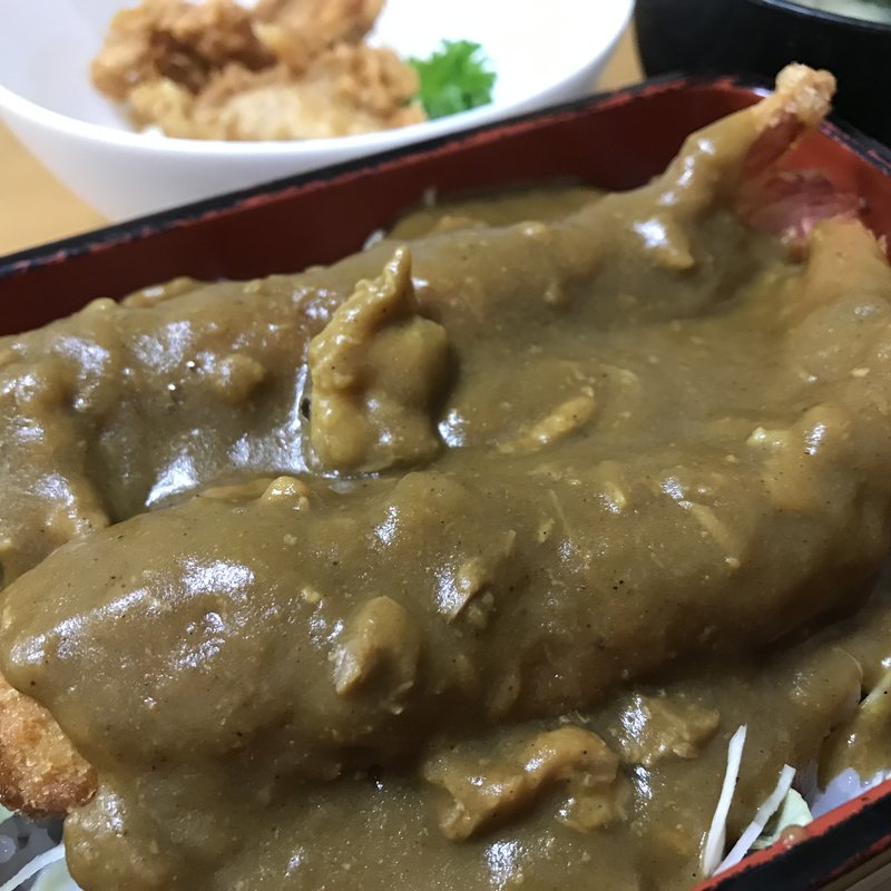 エビフライカレー重(河金 千束店)
