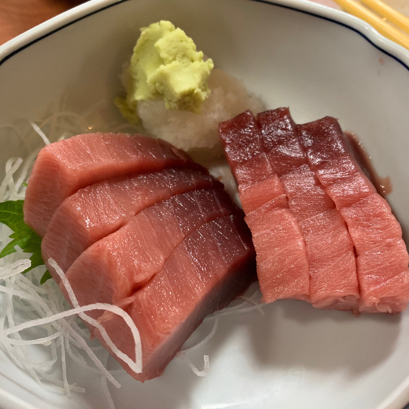 まぐろ刺し(食事処 酒肴 水口)
