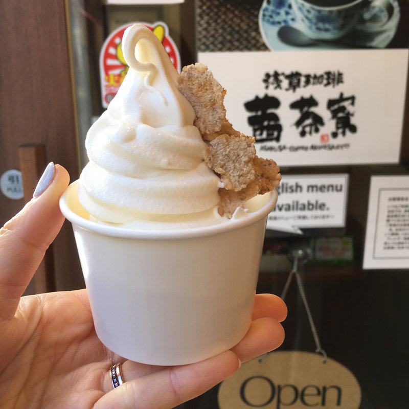 バニラソフトクリーム(茜茶屋)