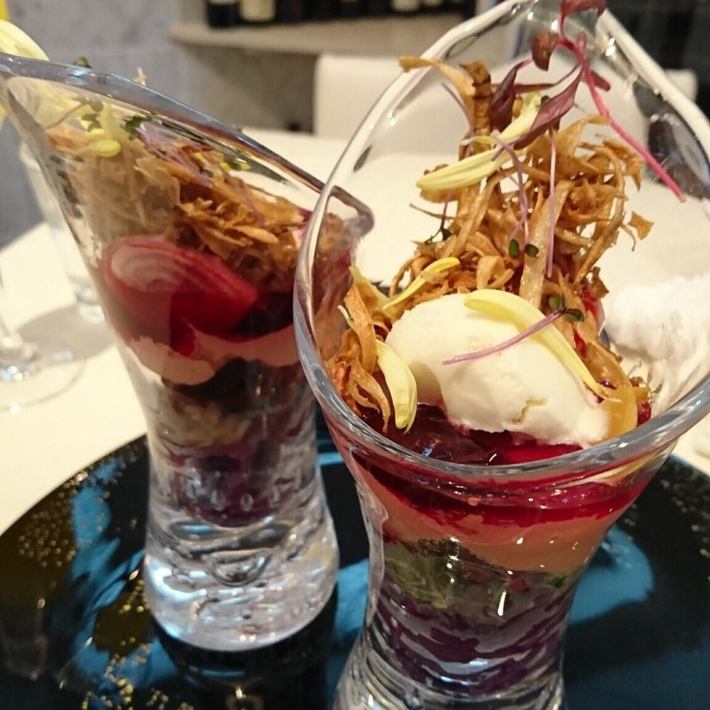 季節の野菜パフェ(Restaurant AIDA 恵比寿)