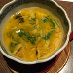 松茸と鱧の茶碗蒸し(ぽんしゅや三徳六味)