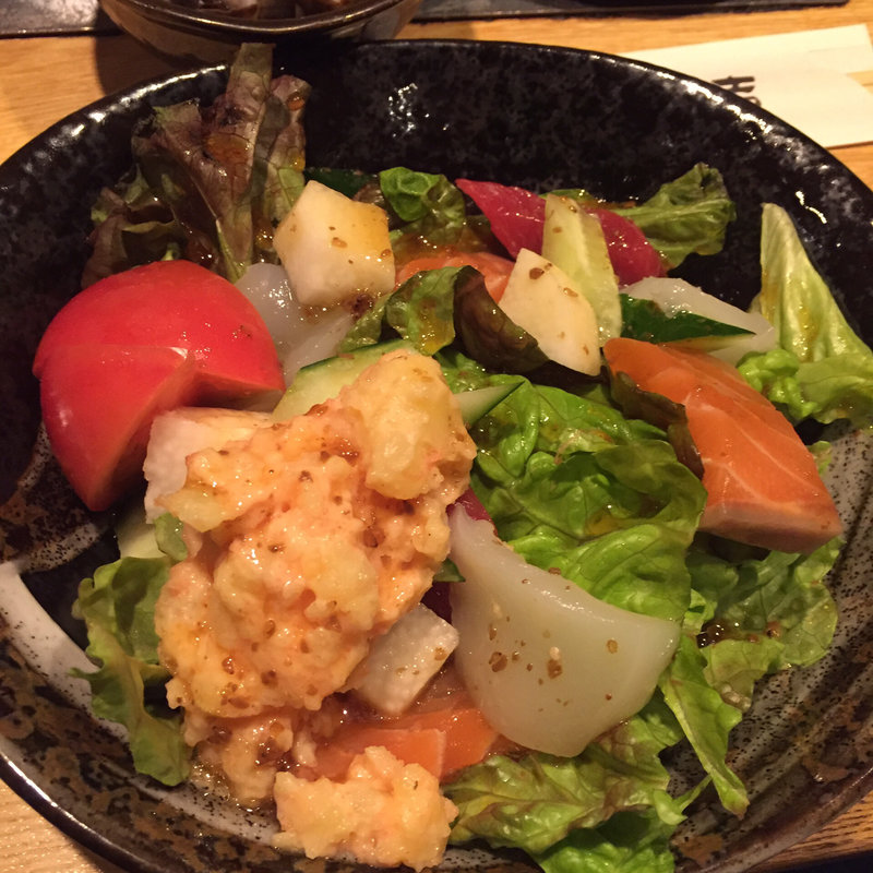 海鮮サラダ(すし工房すし吉)