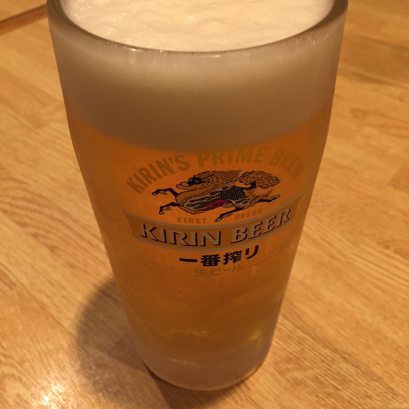 生ビール(すし工房すし吉)